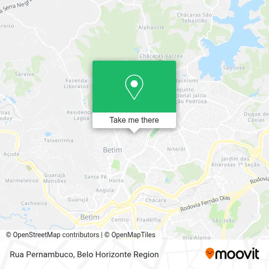 Rua Pernambuco map