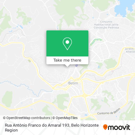 Rua Antônio Franco do Amaral 193 map