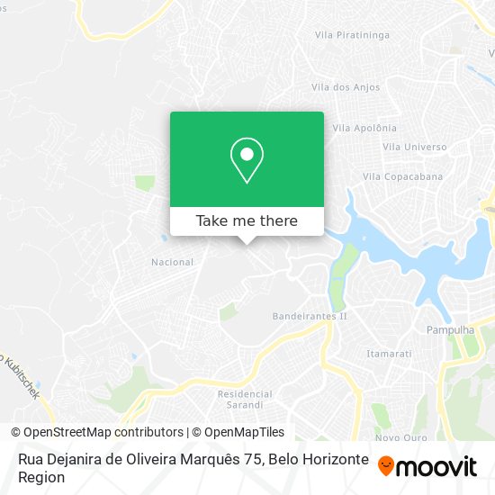 Rua Dejanira de Oliveira Marquês 75 map
