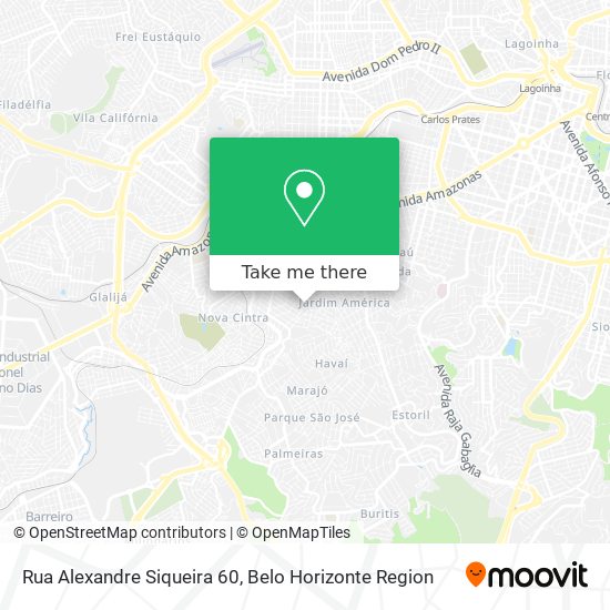 Mapa Rua Alexandre Siqueira 60