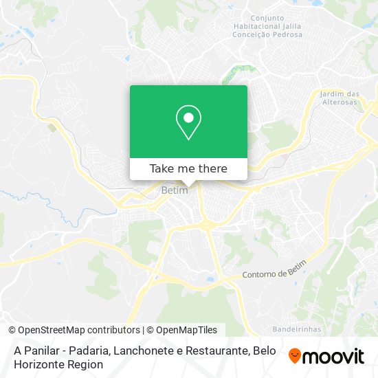 A Panilar - Padaria, Lanchonete e Restaurante map