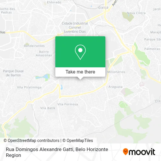 Rua Domingos Alexandre Gatti map
