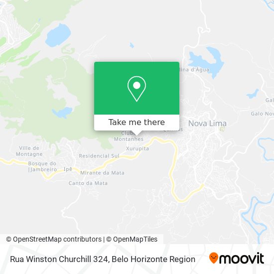 Rua Winston Churchill 324 map