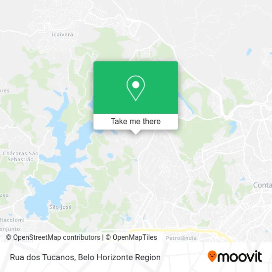 Rua dos Tucanos map