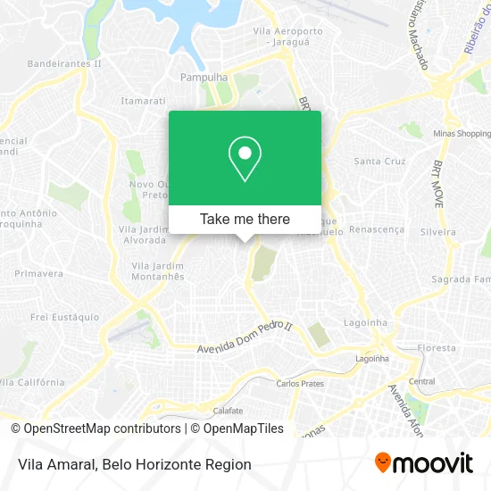 Vila Amaral map