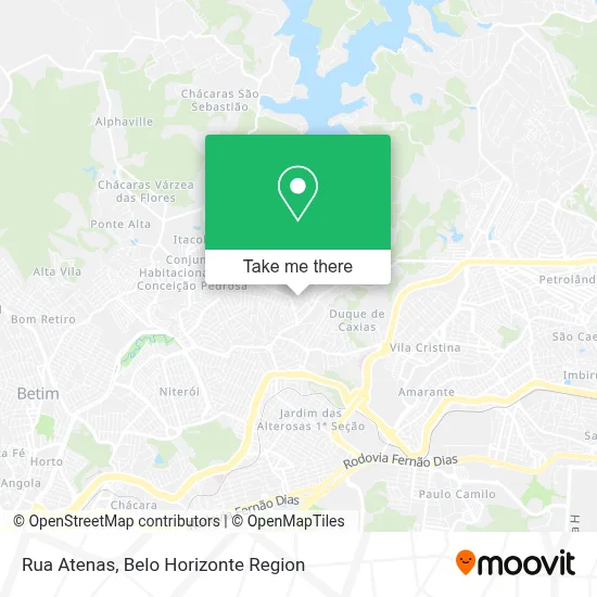Rua Atenas map