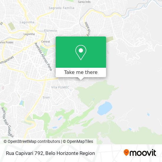 Rua Capivari 792 map