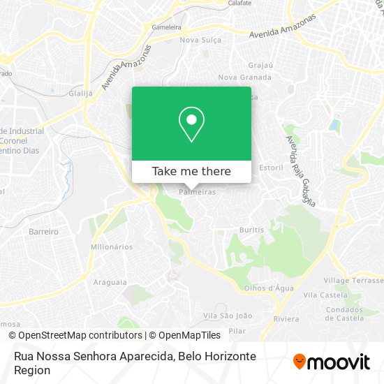 Mapa Rua Nossa Senhora Aparecida