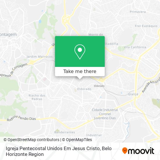 Igreja Pentecostal Unidos Em Jesus Cristo map