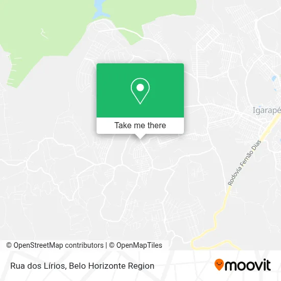 Rua dos Lírios map