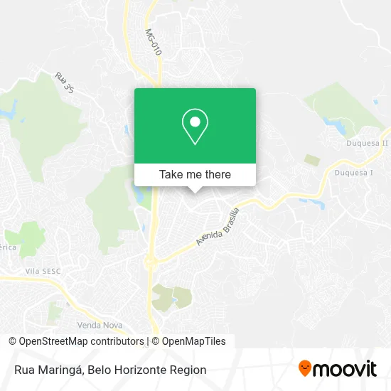 Rua Maringá map