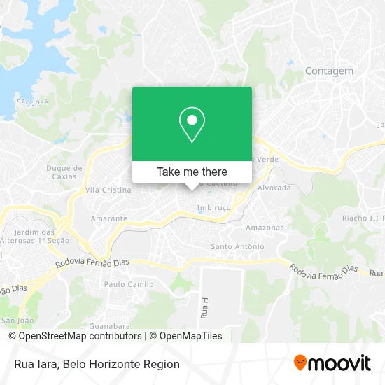 Rua Iara map