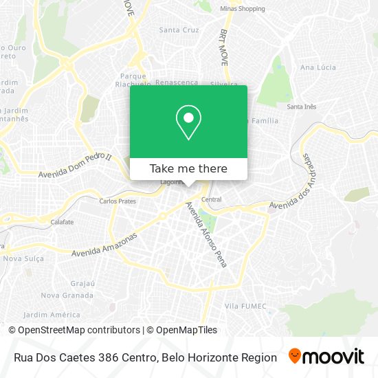 Rua Dos Caetes 386 Centro map