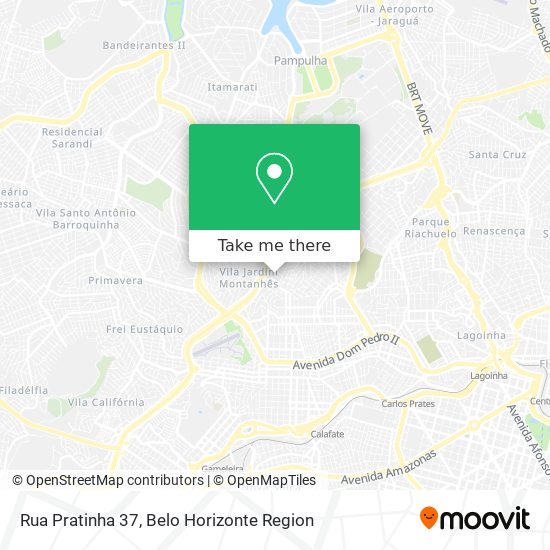 Mapa Rua Pratinha 37