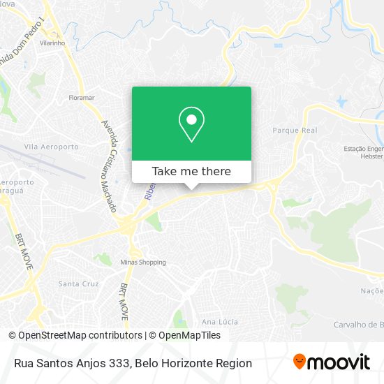 Mapa Rua Santos Anjos 333