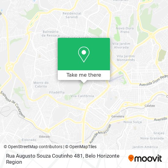 Rua Augusto Souza Coutinho 481 map