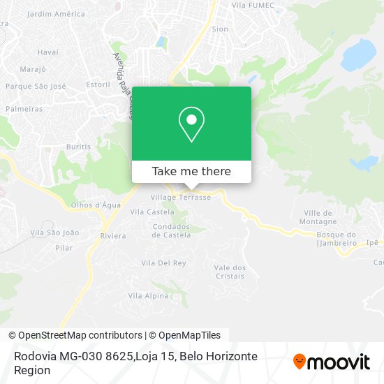Rodovia MG-030 8625,Loja 15 map