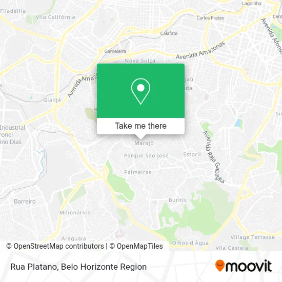 Rua Platano map