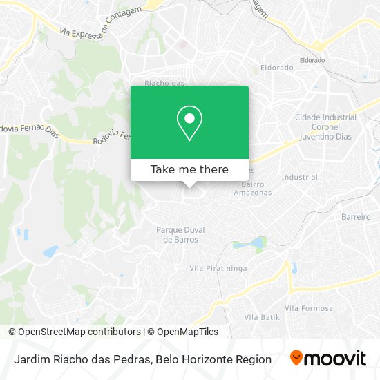 Jardim Riacho das Pedras map