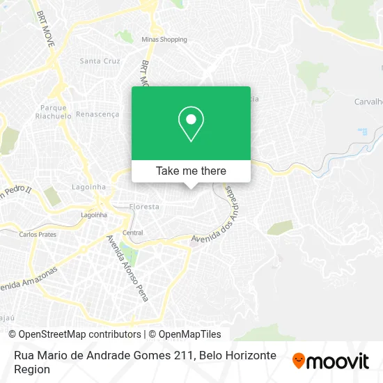 Rua Mario de Andrade Gomes 211 map