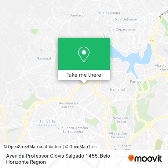Avenida Professor Clóvis Salgado 1455 map