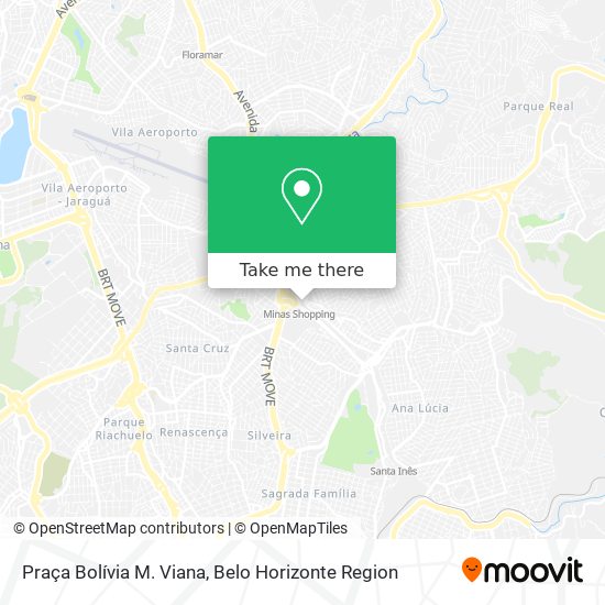 Mapa Praça Bolívia M. Viana