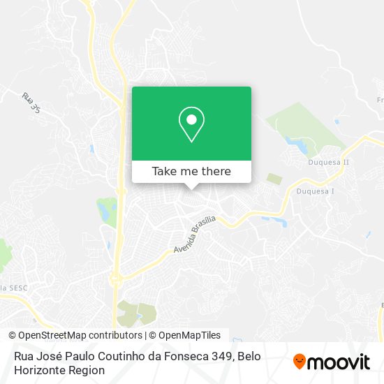 Rua José Paulo Coutinho da Fonseca 349 map