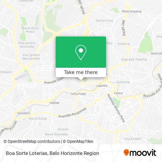 Boa Sorte Loterias map
