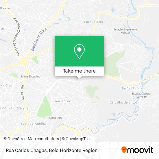 Rua Carlos Chagas map