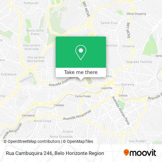 Rua Cambuquira 246 map