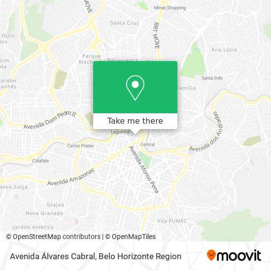 Mapa Avenida Álvares Cabral