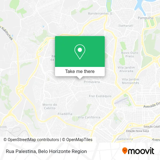 Rua Palestina map