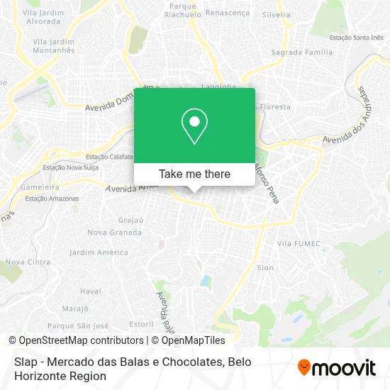Slap - Mercado das Balas e Chocolates map
