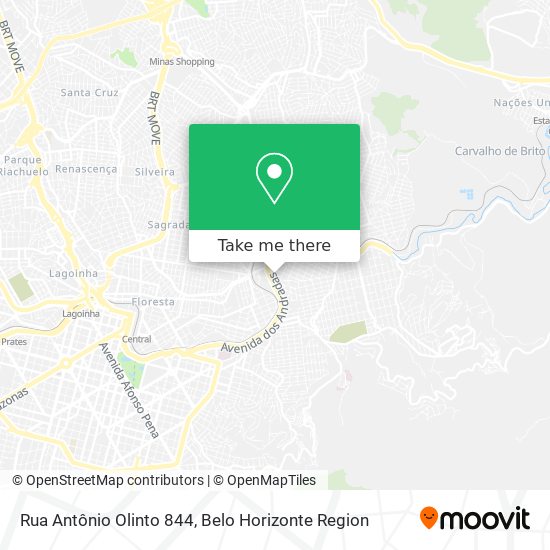 Rua Antônio Olinto 844 map