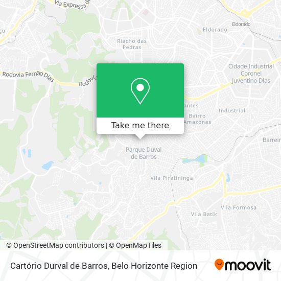Cartório Durval de Barros map