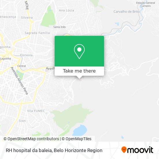 RH hospital da baleia map