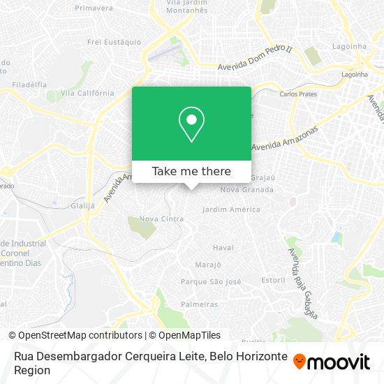 Rua Desembargador Cerqueira Leite map