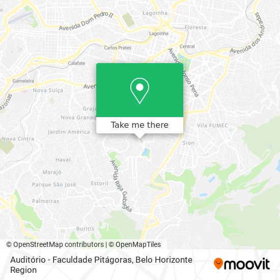 Auditório - Faculdade Pitágoras map