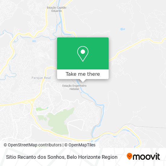 Sítio Recanto dos Sonhos map