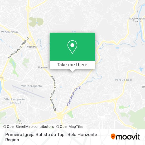 Primeira Igreja Batista do Tupi map