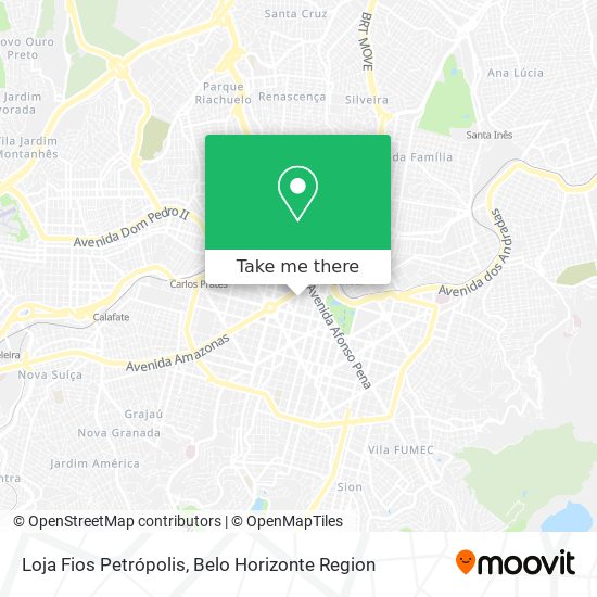 Loja Fios Petrópolis map