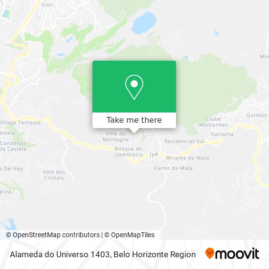 Alameda do Universo 1403 map