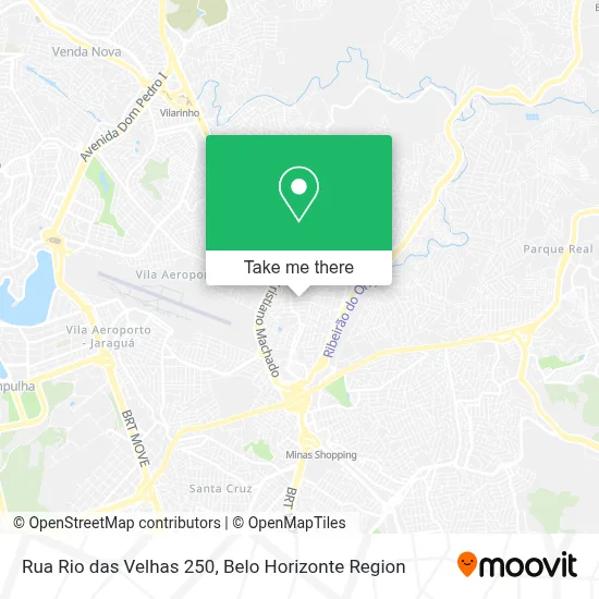 Rua Rio das Velhas 250 map