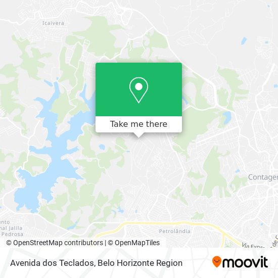 Avenida dos Teclados map