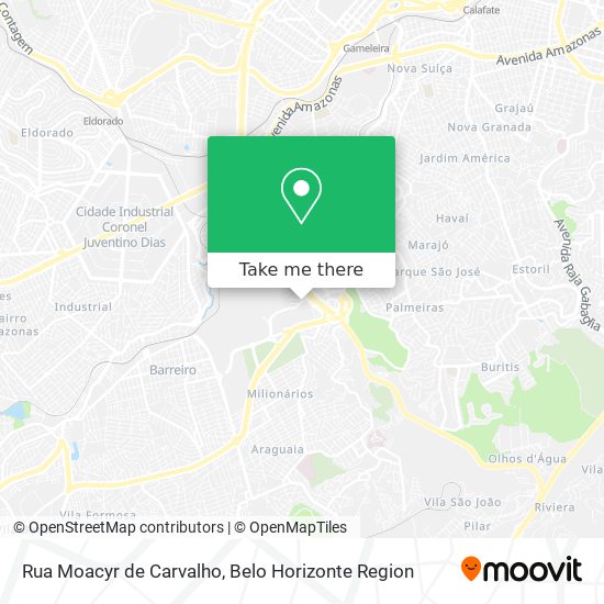 Rua Moacyr de Carvalho map