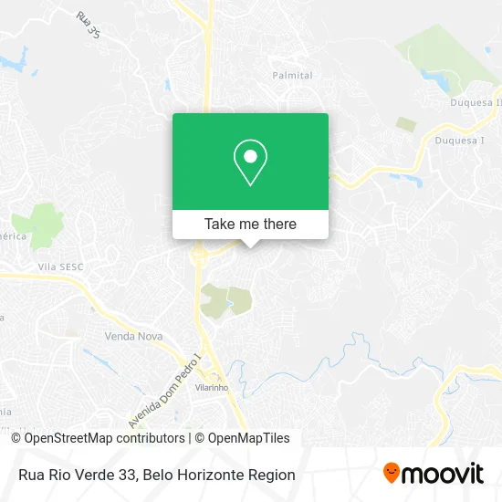 Rua Rio Verde 33 map