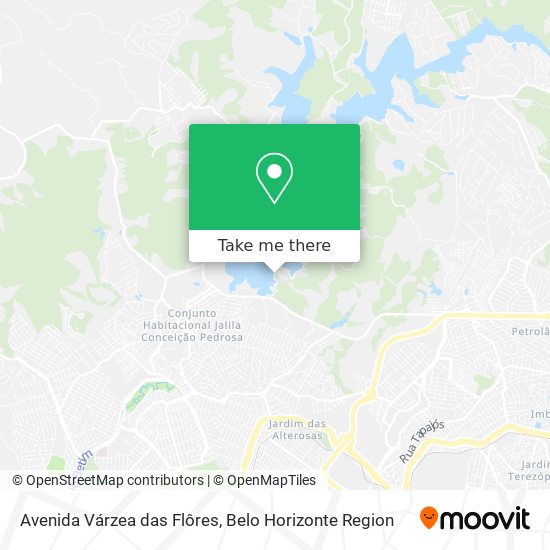 Avenida Várzea das Flôres map