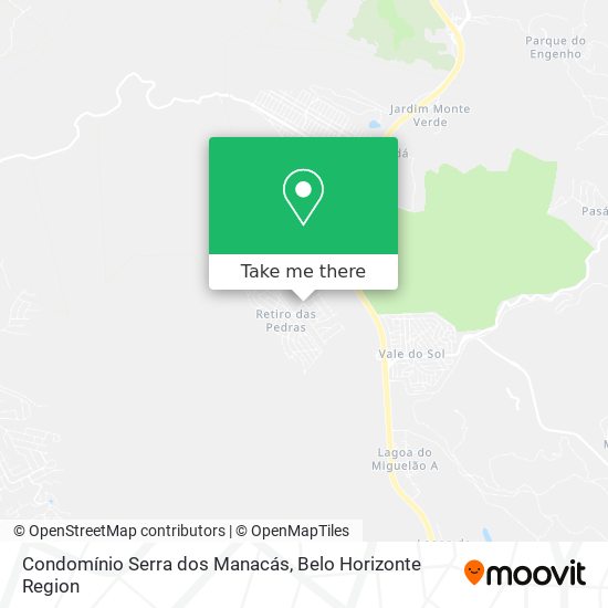 Condomínio Serra dos Manacás map