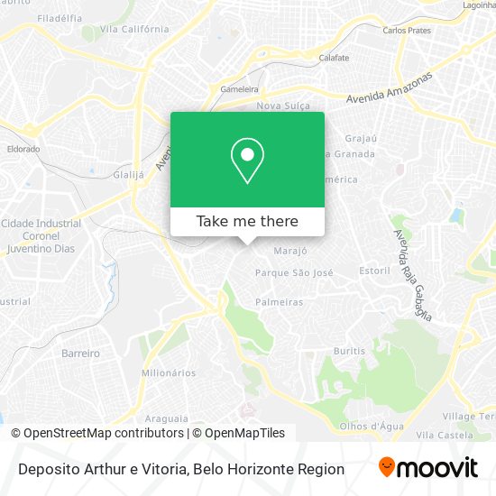 Deposito Arthur e Vitoria map