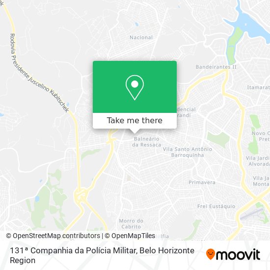 131ª Companhia da Polícia Militar map